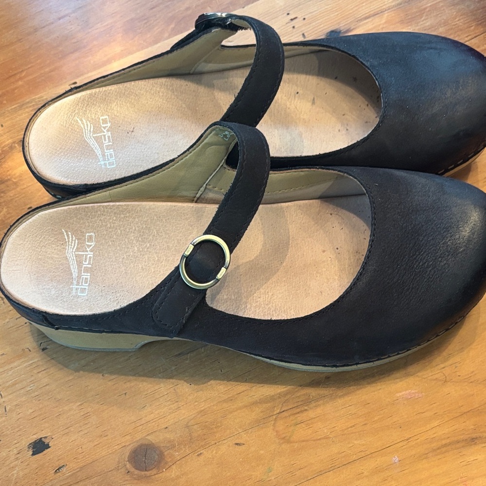 Black Mary Jane Flats